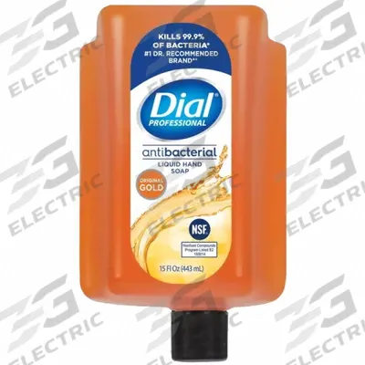 DIAL Hand Soap Refill: 5 5/8 in Ht, 3 3/8 in Wd, 2 1/2 in Dp, Cartridge Bottle Refill - Refills