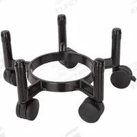 AMERICAN BIOTECH SUPPLY Roller Base: 6 in Overall Ht, 14 1/4 in Overall Wd, 14 1/4 in Overall Lg (MPN ABS RB 14). Key specifications — Brand: AMERICAN BIOTECH SUPPLY; Material: Steel; Compatible with Product Type: Casters; Includes: (4) Casters.