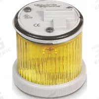 EDWARDS SIGNALING Tower Light Module: Flashing/Steady, 120V AC, Yellow, 48 mm Overall Dia, 200 Class (MPN 248LEDMY120A). Key specifications — Brand: EDWARDS SIGNALING; Compatible with Series: 200 Class; Lens Color: Yellow; Operating Voltage: 120V AC; Manufacturer Part Number: 248LEDMY120A.