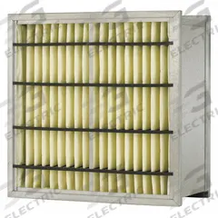 GRAINGER Rigid Cell Air Filter: 20 in x 20 in x 12 in, Fiberglass, Single Header, MERV 11 (MPN 2GHP9). Key specifications — Brand: GRAINGER; Gasket Location: None; Frame or Header Material: Galvanized Steel; Media Material: Fiberglass.