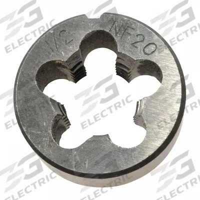 WESTWARD Alloy Steel Die, 1/2-20 UNF: CCT1060-9, Die - Pneumatics