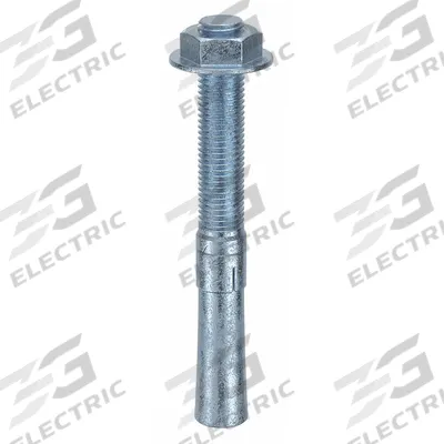 MKT FASTENING Wedge Anchor: 8 in Overall Lg, 7/8 in Dia, 7/8"-9 Thread Size, 4 in Thread Lg - Steel Wedge Anchors