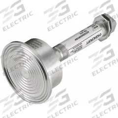 ASHCROFT Sanitary Pressure Transmitter: 2 in Triclamp, 0 to 100 psi, 1 to 5V DC, 4X (MPN KS7S2015HM100#). Key specifications — Brand: ASHCROFT; Accuracy: ±1% of Full Scale; Fitting Material: Stainless Steel.