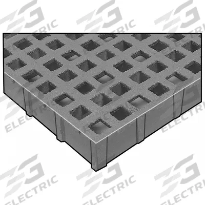 FIBERGRATE Fiberglass Micro-Mesh Grating: Impact Resistant Grating - Corrosion- and UV-Resistant Pedestrian Outdoor Grating