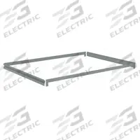 TENNSCO Shelf: 36 in x 36 in, 850 lb Load Capacity, Gray, Shelf (MPN ZAESH-3636). Key specifications — Includes: (4) Beams; Shelf Configuration: Single Straight; Color: Gray; Frame Material: Steel; Brand: TENNSCO; Frame Finish: Zinc Plated; Product Type: Shelf.