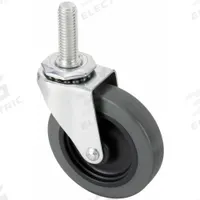 APPROVED VENDOR Stem Caster: Inch, Swivel, 3 in Wheel Dia., 7/8 in Wheel Wd, 3 1/2 in Mounting Ht (MPN P5S-UP030G-ST1). Key specifications — Brand: APPROVED VENDOR; Thread Size: 1/2"-13; Roll Up: Swivel.