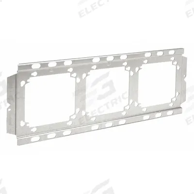 B-LINE BY EATON Mounting Bracket: Galvanized Steel, Silver, 1 in Overall Dp - Mounting Accessories for Electrical Boxes