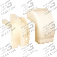 LEGRAND External Elbow: CableSmart 40N2, 4 in Wd, 2 in Ht, Plastic, White (MPN 40N2F19WH). Key specifications — Series: CableSmart 40N2; Material: Non-Metallic; Color: White; For Use With: 40N2 Raceways; Brand: LEGRAND; Item: 90 Degree External Elbow.