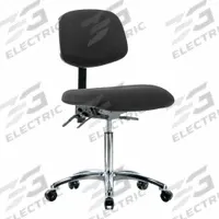 ESD Task Chair: Fabric, Armless, Ht Range 21 1/2 in to 29 in, 18 1/2 in Seat Wd, 17 in Seat Dp (MPN BR-ESD-FMBCH-CR-T0-A0-NF-EC-ESDBLK). Key specifications — Foot Support: No; Back Tilt Backward: 13.5°; Back Tilt Forward: 10.5°; Base Material: Aluminum; Brand: APPROVED VENDOR; Product Type: ESD Task Chair; ESD-Safe: ESD-Safe.