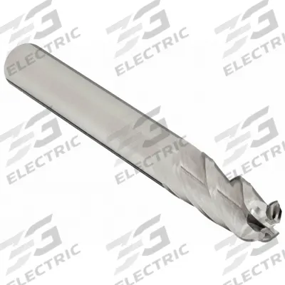 OSG Ball End Mill: Carbide, 4 Flute, 3/16" Mill Dia, 5/8" LOC, 2" OAL (MPN 404-1875-BN) - General Purpose Carbide Ball End Mills