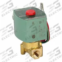 REDHAT Solenoid Valve: 2-Way, Normally Closed, 1/4 in Pipe Size, 220V AC/240V AC, High Flow (MPN 8262H208LF 240/60, 220/50). Key specifications — Pipe Size: 1/4 in; Voltage: 220V AC; Brand: REDHAT.