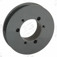 APPROVED VENDOR V-Belt Pulley: B38, 1 Groove, 4.15 in OD, Bushed Bore, SH, Quick Detachable (MPN 1B38SH). Key specifications — Pulley Industry Number: B38; Pitch Diameter: 3.4 in (4L, A); For Belt Section (broad, with similar types): 5L, B, or BX.