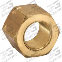 APPROVED VENDOR Compression Fitting Nut: 3/16 in OD Fitting Size, Compression, Brass (MPN 700261-03). Key specifications — Brand: APPROVED VENDOR.