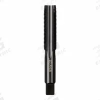 MILWAUKEE Straight Flute Tap: M14x1.25 Metric, 2B, 4 Flute, Plug Chamfer, Black Oxide Carbon Steel (MPN 49-57-5167)