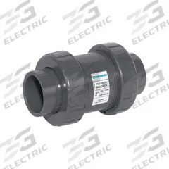 HAYWARD Check Valve: Ball, Inline Valve Body, CPVC, 6 in Pipe Size, Flange x Flange, For Water Media (MPN TC2600F). Key specifications — Ball Material: CPVC; Brand: HAYWARD.
