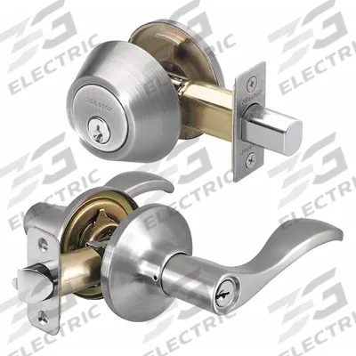 MASTER LOCK Door Locket-Deadbolt Combo: Office Lever Locksets