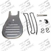 BRADLEY Foot Control Treadle Kit: S45-572, Compatible with Bradley, Stainless Steel, Gray. Key specifications — Manufacturer Part Number: S45-572; Includes: Mounting Hardware; Material: Stainless Steel; Compatible Mfr Part No: S19-310 AC; Part: Foot Pedal Kit; Compatible with Series: Bradley; For Use With: Eyewash.