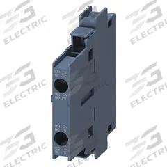 SIEMENS Auxiliary Switch: 1NO/1NC, Side Mount, Side-Mounted (MPN 3RH1921-1KA11). Key specifications — Frame Size: S0; Brand: SIEMENS; Compatible with Series: SIRIUS 3RT1 Contactors.