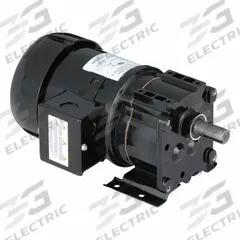 DAYTON AC Gearmotor: Parallel, Single Output Shaft, 3-Phase, TEFC, 60 RPM, 244 in-lb Max Torque (MPN 4ZJ52). Key specifications — Inverter Rated: Yes; Brand: DAYTON; Full Load Current: 0.75 A.