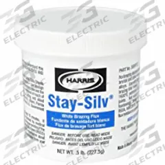 HARRIS Flux: 0.5 lb, Jar, Paste, FB3-A, Stay-Silv White (MPN SSWF1/2). Key specifications — Manufacturer Part Number: SSWF1/2; Color: White; Brand: HARRIS.