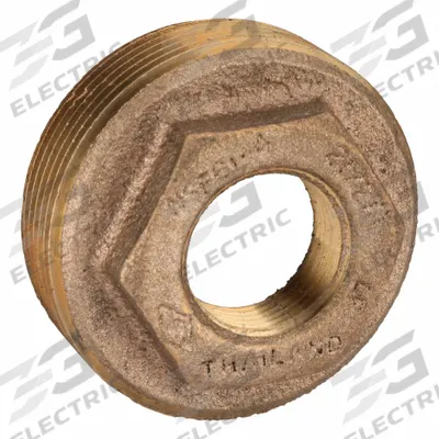 APPROVED VENDOR Metal Pipe Straight: Straight, 2 1/2 in x 1 in, Class 125, None Brass - Threaded Low-Pressure Pipe Fittings for Potable Water