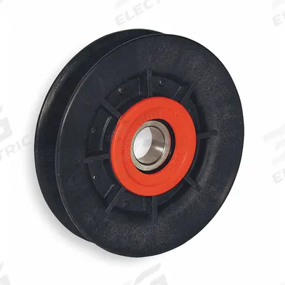 FENNER DRIVES V-Belt Idler Pulley: 17 mm Bore Dia, 3 in Outside Dia, Ball - Grooved V-Belt Idler Pulleys