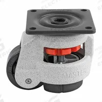 FOOT MASTER Plate Caster: Nylon Tread, 50 mm Wheel Dia, 82 mm Mounting Ht, 617 lb Load Capacity (MPN GD-60-F-NYN). Key specifications — Brand: FOOT MASTER; Frame Color: White.