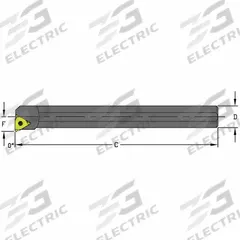 ULTRA-DEX USA Indexable Thread Turning Tool Holder: A16R LSEL3 (MPN 957-000-131). Key specifications — attr257292: A16R LSEL3.