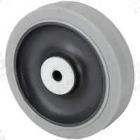 APPROVED VENDOR Caster Wheel: 5 in Wheel Dia., 1 1/2 in Wheel Wd, Rubber, 300 lb Load Rating, Gray (MPN 26Y372). Key specifications — Wheel Core Material: Polypropylene; Wheel/Tread Color: Gray; Brand: APPROVED VENDOR.