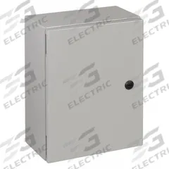 WIEGMANN Enclosure: Steel, 16 in x 12 in x 6 in, NEMA 12/13/3R/4, Solid Cover, Hinged (MPN N412161206C). Key specifications — Closure Method: 1/4-Turn Latch; Brand: WIEGMANN; Knockouts: Not Included.