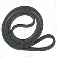 CONTINENTAL Banded V-Belt: 2/B118, 2 Ribs, 121 in Outside Lg, 1 21/64 in Top Wd, 13/32 in Thick. Key specifications — Belt Material: Polybutadiene.