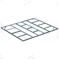 ARROW Floor Kit: 120 1/8 in x 104 1/8 in x 2 in, Not Adj, Gray, Floor Levelling, Steel (MPN FDN109). Key specifications — attr1283493: ARROW; attr1283507: ARROW; attr1283506: Base Kits for Arrow Sheds; attr1283482: Steel; attr1283494: Hot Dipped Galvanized; attr1283505: (4) 62 in Front and Rear Channel.