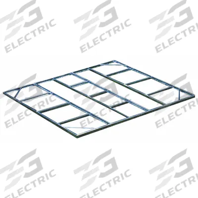 ARROW Floor Kit: 120 1/8 in x 104 1/8 in x 2 in, Not Adj, Gray, Floor Levelling - Floor Frame Kits for Steel Sheds