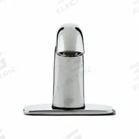 ZURN Sensor Faucet: Serio Series®, Brass, Polished Chrome Finish, Centerset, Hydropower, Spray (MPN ZG6950-CP4-MV). Key specifications — Brand: ZURN; Includes: Temperature Mixing Valve; Series: Serio Series®.