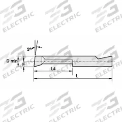 WIDIA Boring Bar: Boring, TiN, 0.0880 in Center to Cutting Tip, Right Hand (MPN BB187750R)