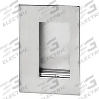 ROCKWOOD Tray Pull: Unthreaded Holes, Brass, Silver, Tray, 5 in Overall Lg (MPN 94C US26D). Key specifications — Mounting Type: Unthreaded Holes; Brand: ROCKWOOD; Color: Silver; Finish: Satin Chrome; Material Family: Brass.
