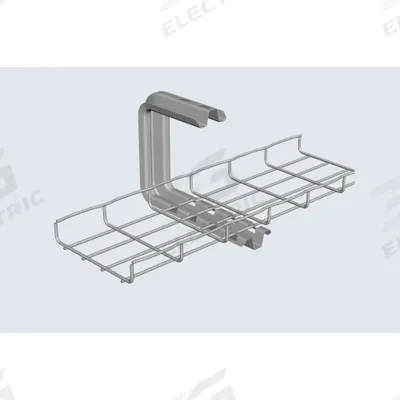 CABLOFIL C Bracket: 8 in Wd, Steel - Brackets for Wire Mesh Trays