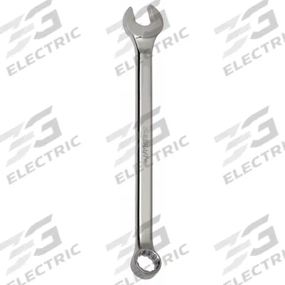 ABILITY ONE Combination Wrench: Alloy Steel, Chrome, 19 mm Head Size, 10 3/4 in Overall Lg - Metric 12-Point Combination Wrenches