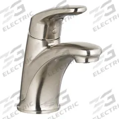 AMERICAN STANDARD Mid Arc Bathroom Faucet: Colony Pro, Metal, Brushed Nickel Finish, Single-Post (MPN 7075102.295). Key specifications — Includes: Drain; Brand: AMERICAN STANDARD; Series: Colony Pro.
