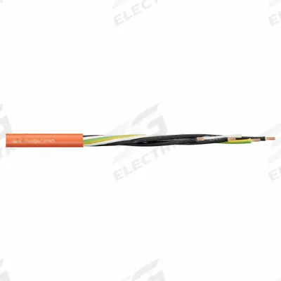 CHAINFLEX Motor Cable: 8 AWG, 4 Conductors, Order by the Foot, PVC Jacket - Continuous Flexing Power Cables