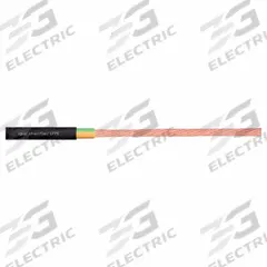 CHAINFLEX Motor Cable: 3/0 AWG, 1 Conductors, Order by the Foot, TPR Jacket, 1,000 V (MPN CFPE-950-01). Key specifications — Conductor Configuration: Single; Minimum Bend Radius Factor - Fixed: 4 x OD; Minimum Bend Radius Factor - Flexible: 6 x OD; Includes Ground: Yes; Minimum Bend Radius Factor - E-Chain: 7.5 x OD; Resistance Properties: Antimicrobial; Standards: CF9.15.07 ISO Class 1 (Outer Jacket Material); Product Type: Motor Cable.