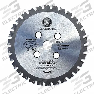 BN PRODUCTS USA Circular Saw Blade: 5 in Dia, 30 Teeth, 0.066 in Cutting Wd - BN Products Rebar Cutting Saw Blades