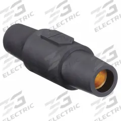 Gender Reversing Connector: Female-Female, Black, 600V AC/600V DC, 400 A, 16 Series (MPN HBLDFBK). Key specifications — Brand: HUBBELL.