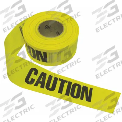 APPROVED VENDOR Barricade Tape: 500 ft Lg, 3 in Wd, Caution Chemical Hazard Legend - Specific Caution Messaging Barrier Tape