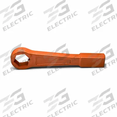 WRIGHT Striking Wrench: Steel, Orange, 1 13/16 in Head Size, 13 in Overall Lg - SAE, Straight Handle, 6-Point, Striking Box End Wrenches