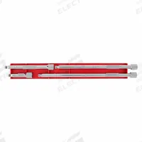 MILWAUKEE Socket Extension Set: 1/4 in Input Drive Size, 1/4 in Output Drive Size, 14 in Overall Lg (MPN 48-22-9350). Key specifications — attr1204978: Not Insulated; attr1204980: Locking Not Included; attr1204984: MILWAUKEE; attr1204970: Chrome.