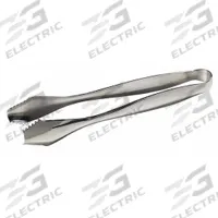 CARLISLE Ice Tongs: 7 in Overall Lg, Silver, 1 Piece, Stainless Steel, Silver, Stainless Steel (MPN 607691). Key specifications — Dishwasher Safe: Yes; Brand: CARLISLE; NSF Certified: No; Handle Material: Stainless Steel; Blade Material: Stainless Steel.