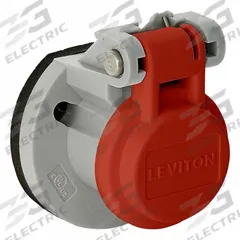 Lift Cover: Red, Compatible with Series 15, 150 A (MPN 15S31-UR). Key specifications — Brand: LEVITON.