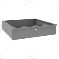 TENNSCO Drawer: 6 in Overall Ht, 25 in Overall Wd, 22 in Overall Dp, Gray, 6 in (MPN WBD-25). Key specifications — Includes Mounting Hardware: Yes; Frame Material: Steel; Color: Gray.