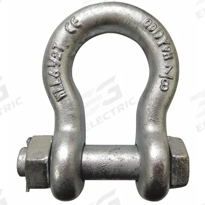 APPROVED VENDOR Anchor Shackle: Anchor Shackle, 13,000 lb Working Load Limit, Carbon Steel - Anchor Shackles for Lifting